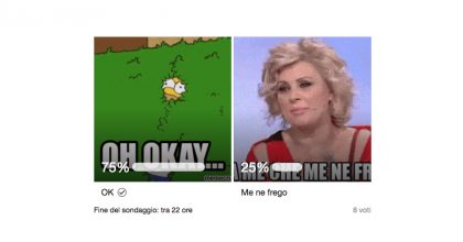 Come funzionano i sondaggi con le GIF di Facebook sondaggi gif facebook