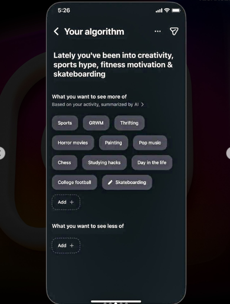 instagram tuo algortimo your algorithm