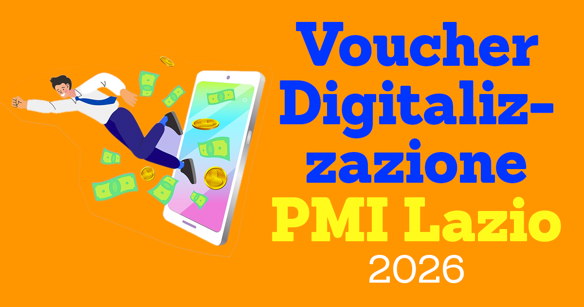 Voucher Digitalizzazione PMI Lazio 2026