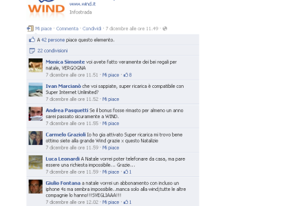 wind pagina fan facebook