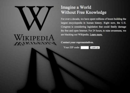 SOPA e PIPA: Facebook, Twitter e Google chiudono o no il 23 gennaio?